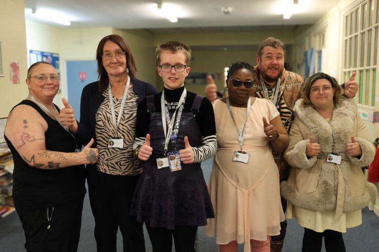 Some of the Volunteers at Hart Gables